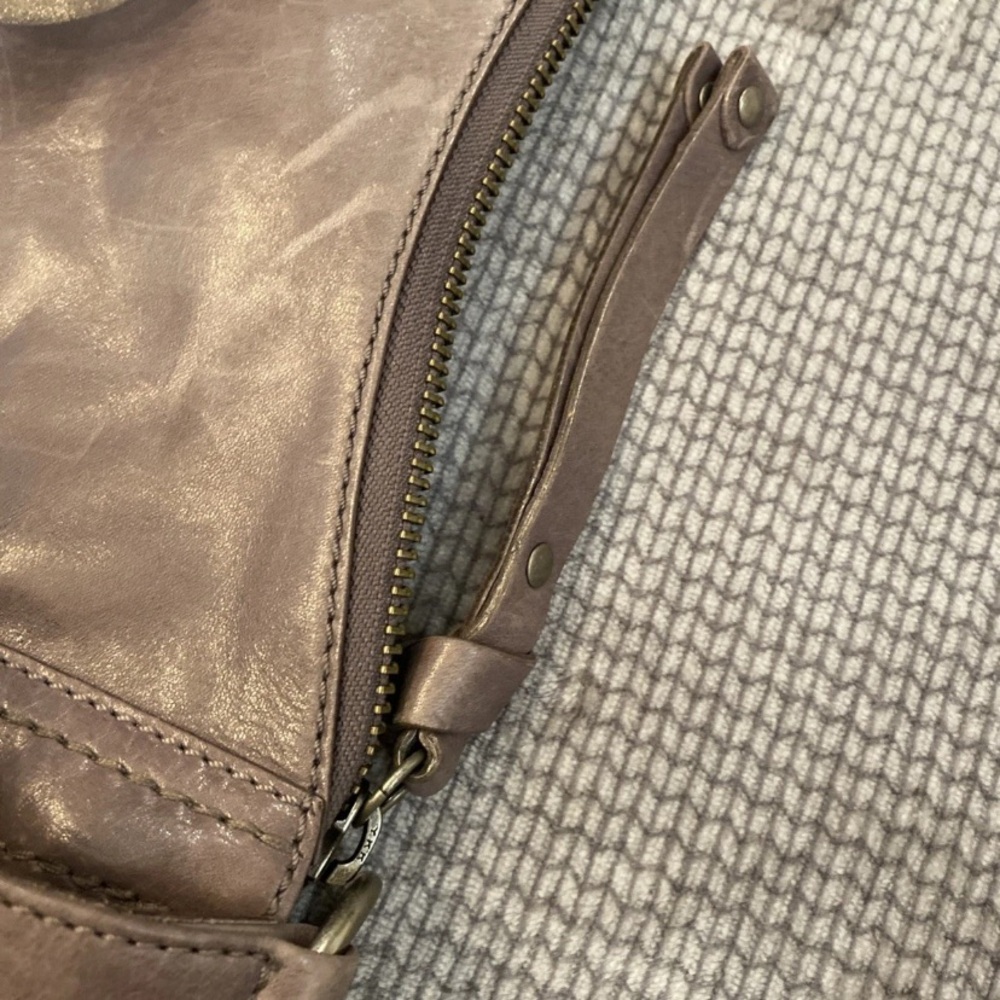 Frye Taupe Leather Crossbody Bag - Picture 10 of 10